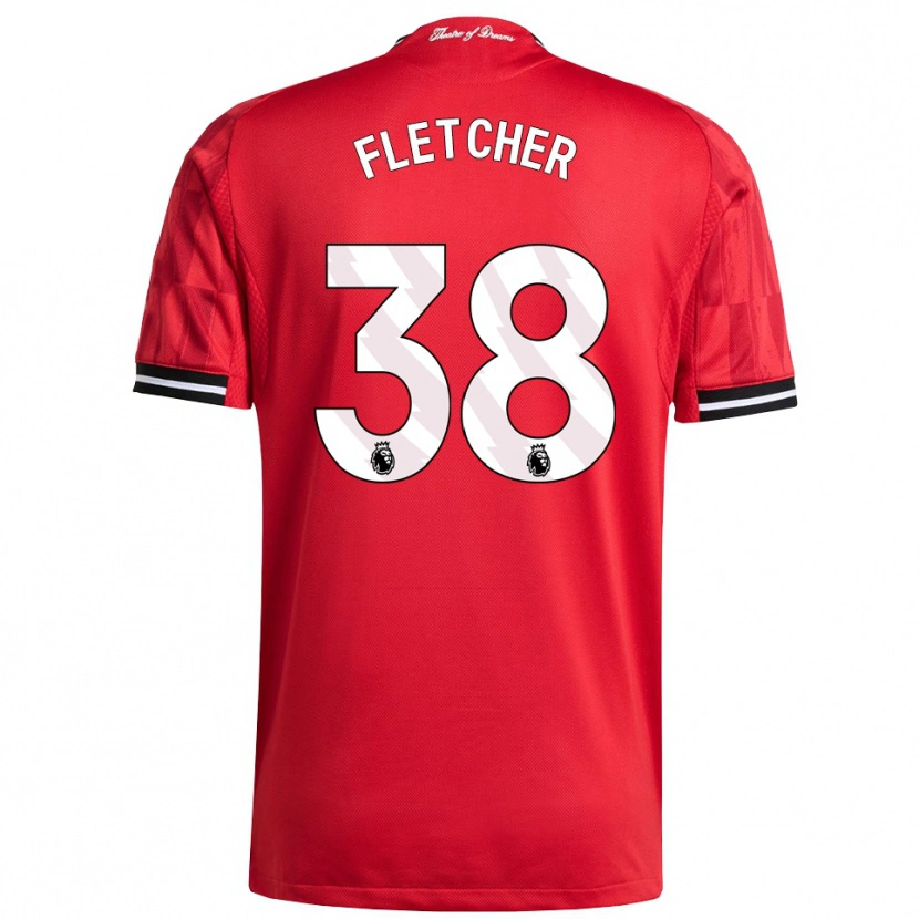 Danxen Men Jack Fletcher #38 Red Black White Home Jersey 2025/26 T-Shirt