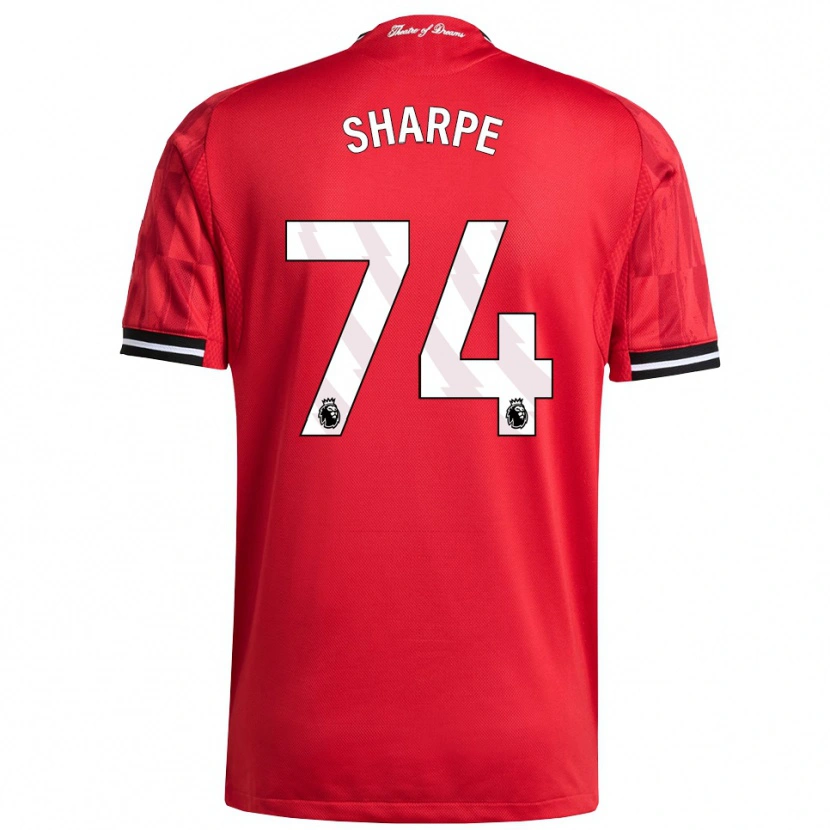 Danxen Men Malachi Sharpe #74 Red Black White Home Jersey 2025/26 T-Shirt