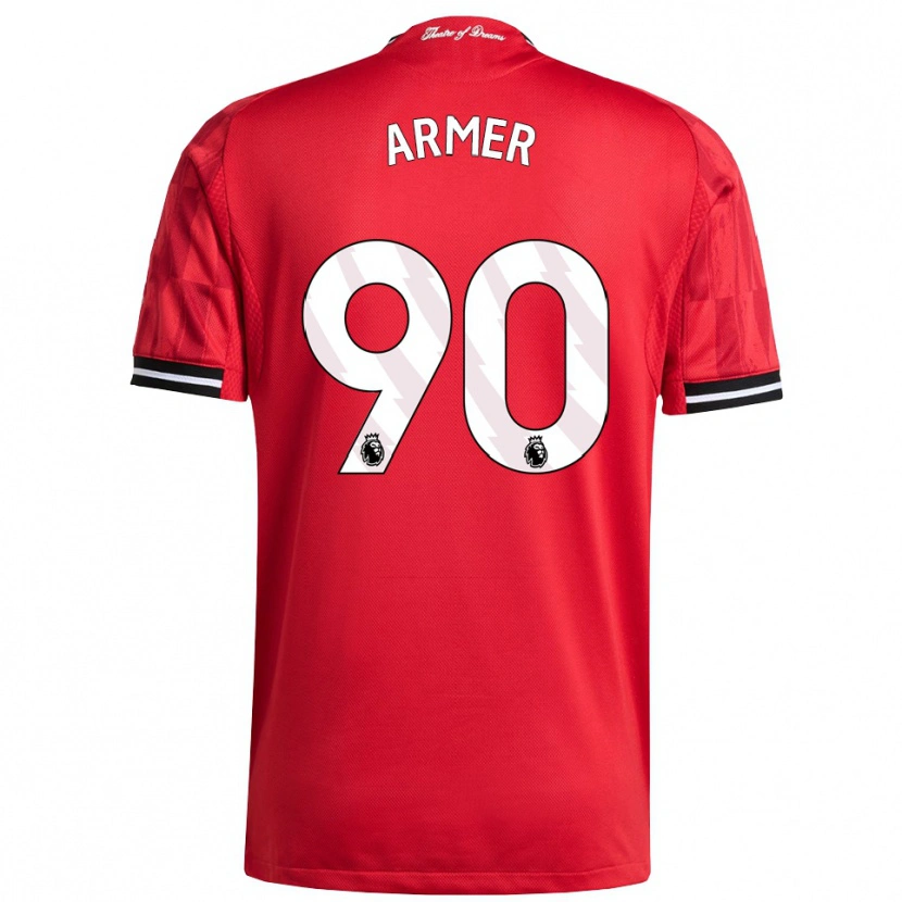 Danxen Men Daniel Armer #90 Red Black White Home Jersey 2025/26 T-Shirt