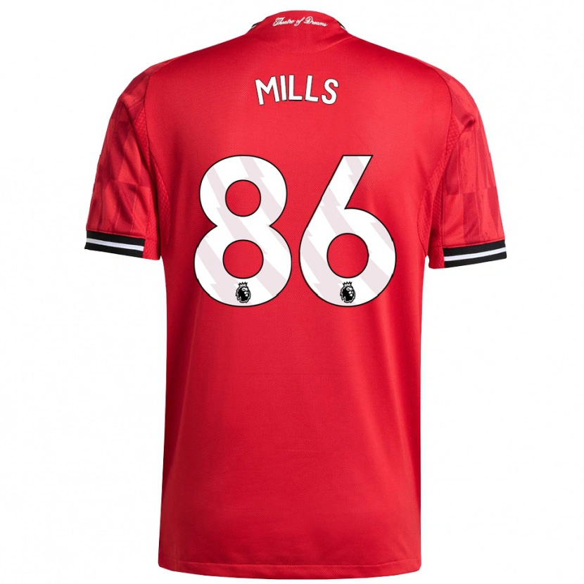 Danxen Men Albert Mills #86 Red Black White Home Jersey 2025/26 T-Shirt