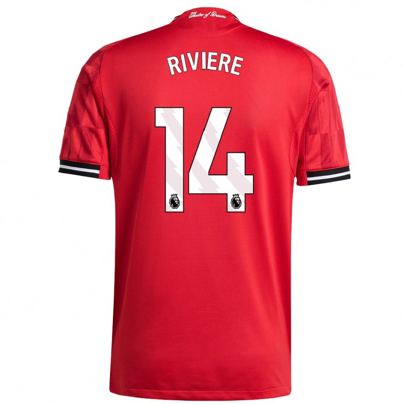 Danxen Men Jayde Riviere #14 Red Black White Home Jersey 2025/26 T-Shirt
