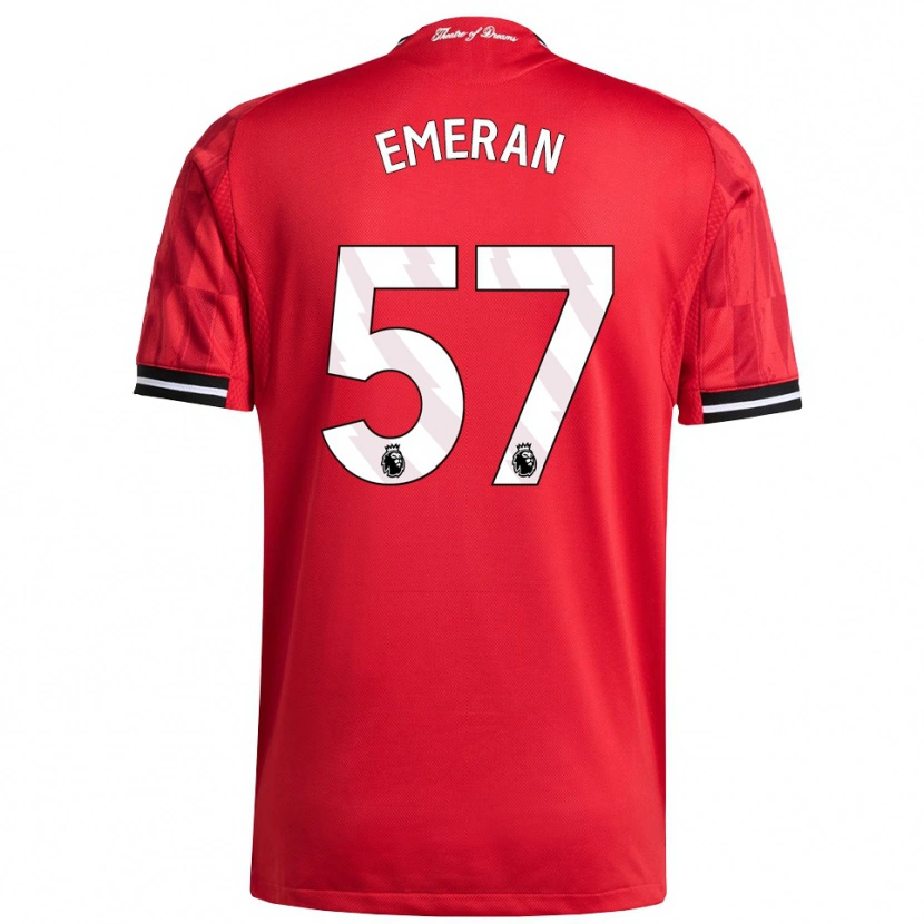 Danxen Men Noam Emeran #57 Red Black White Home Jersey 2025/26 T-Shirt