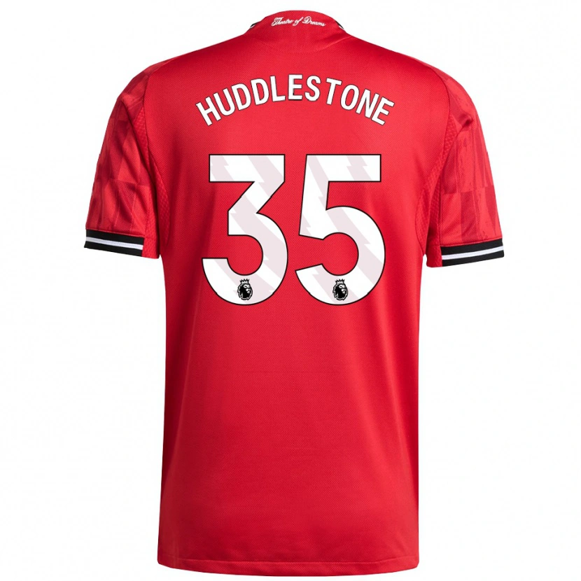 Danxen Men Tom Huddlestone #35 Red Black White Home Jersey 2025/26 T-Shirt