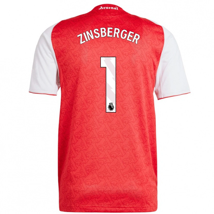 Danxen Men Manuela Zinsberger #1 Red White Home Jersey 2025/26 T-Shirt