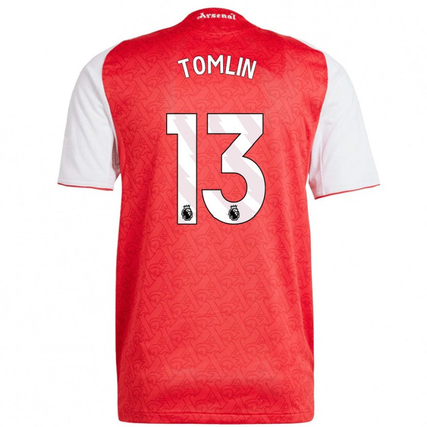 Danxen Men Jack Tomlin #13 Red White Home Jersey 2025/26 T-Shirt