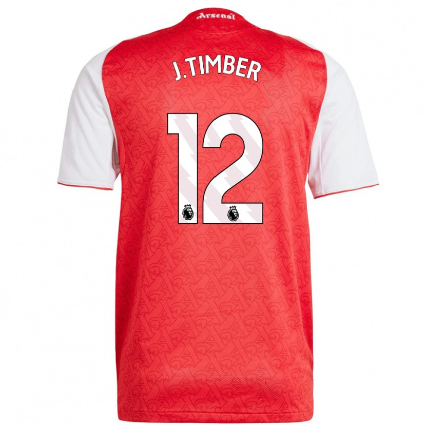 Danxen Men Jurrien Timber #12 Red White Home Jersey 2025/26 T-Shirt