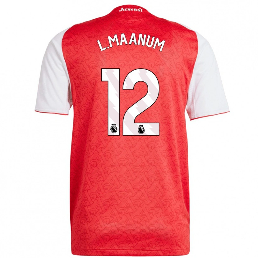 Danxen Men Frida Maanum #12 Red White Home Jersey 2025/26 T-Shirt