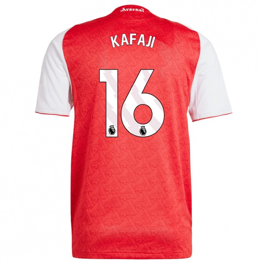 Danxen Men Rosa Kafaji #16 Red White Home Jersey 2025/26 T-Shirt