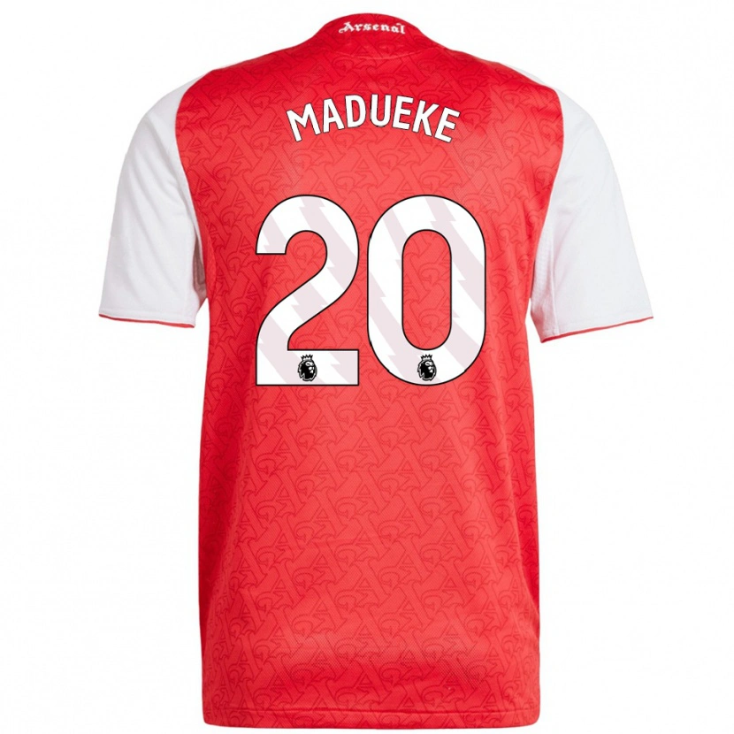 Danxen Men Noni Madueke #20 Red White Home Jersey 2025/26 T-Shirt