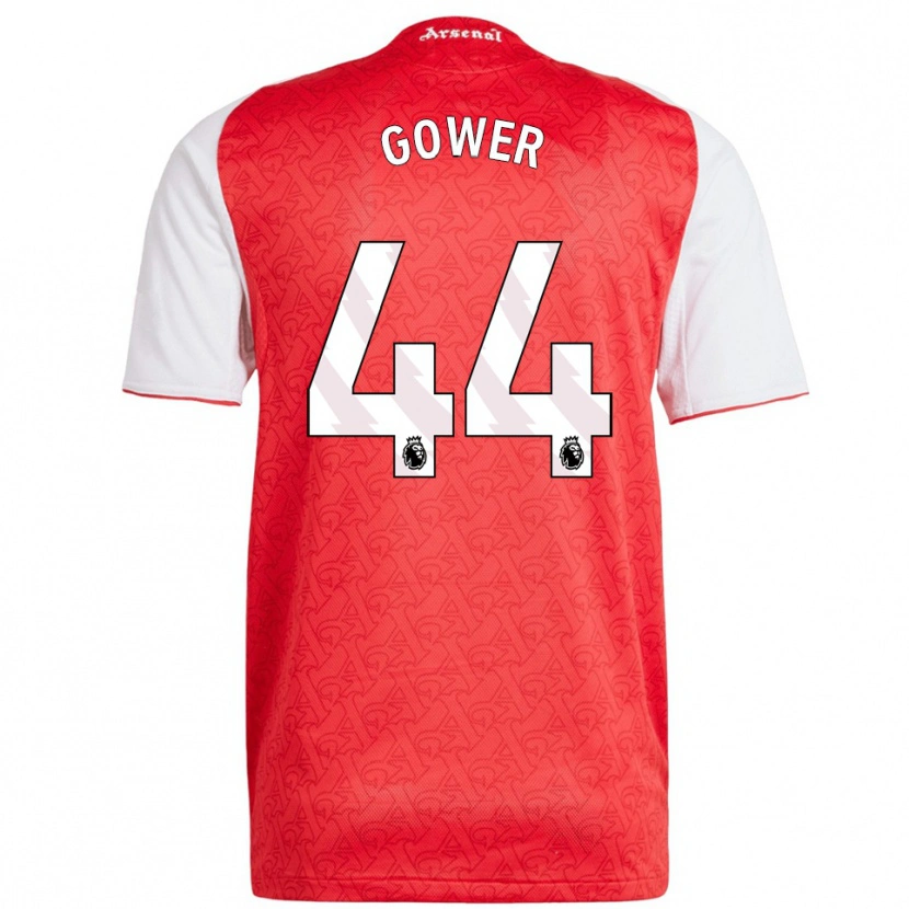 Danxen Men Jimi Gower #44 Red White Home Jersey 2025/26 T-Shirt