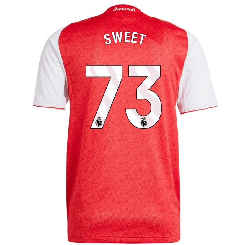 Danxen Men James Sweet #73 Red White Home Jersey 2025/26 T-Shirt