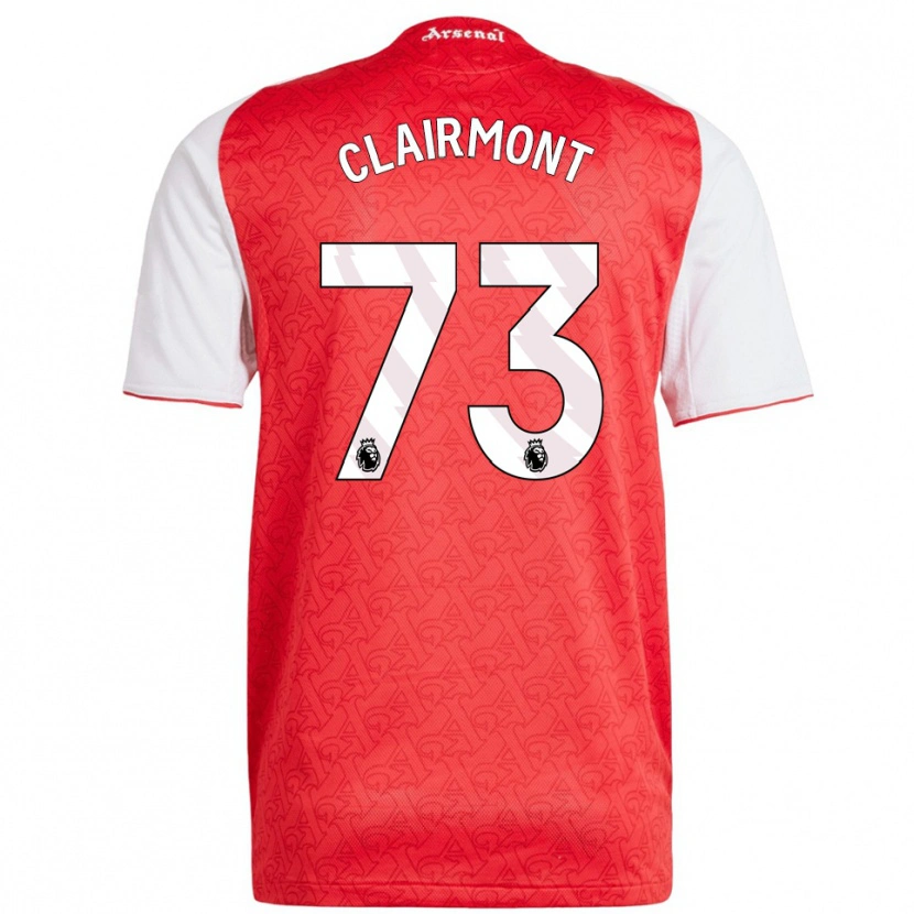 Danxen Men Reece Clairmont #73 Red White Home Jersey 2025/26 T-Shirt