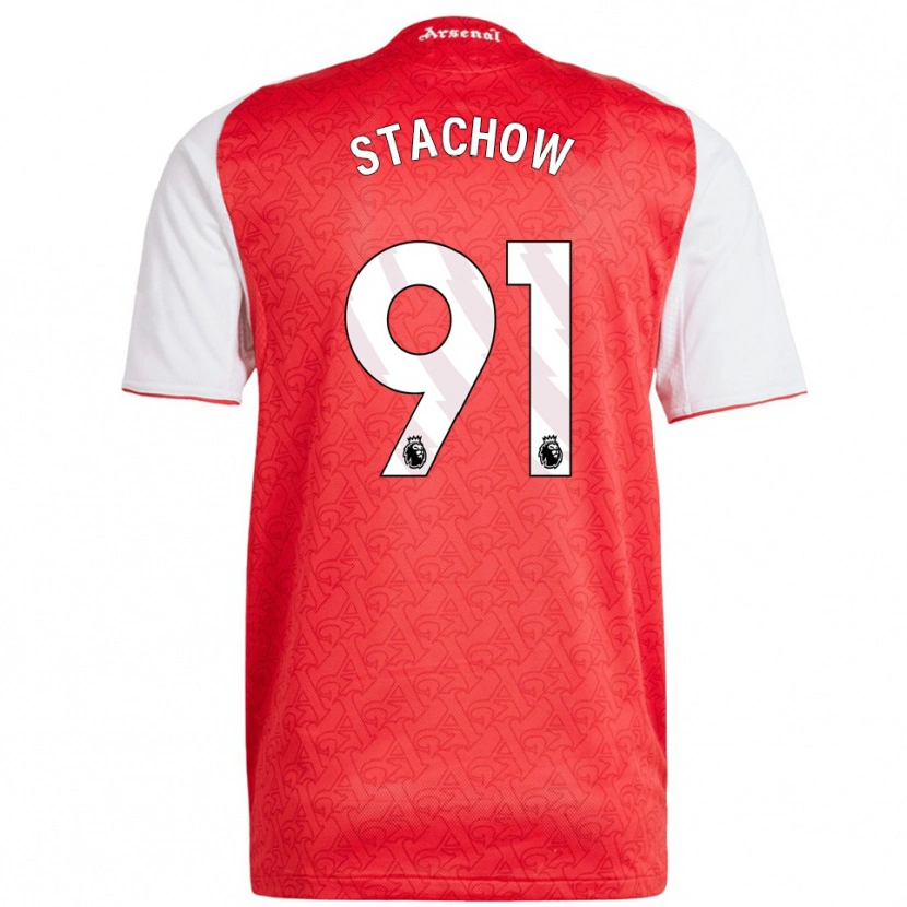 Danxen Men Patrick Stachow #91 Red White Home Jersey 2025/26 T-Shirt