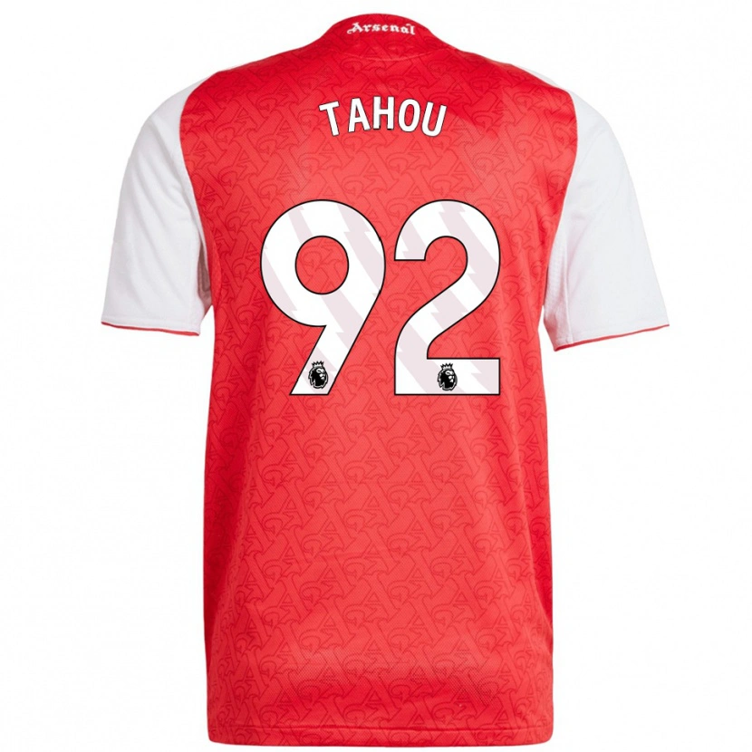 Danxen Men Joshua Tahou #92 Red White Home Jersey 2025/26 T-Shirt