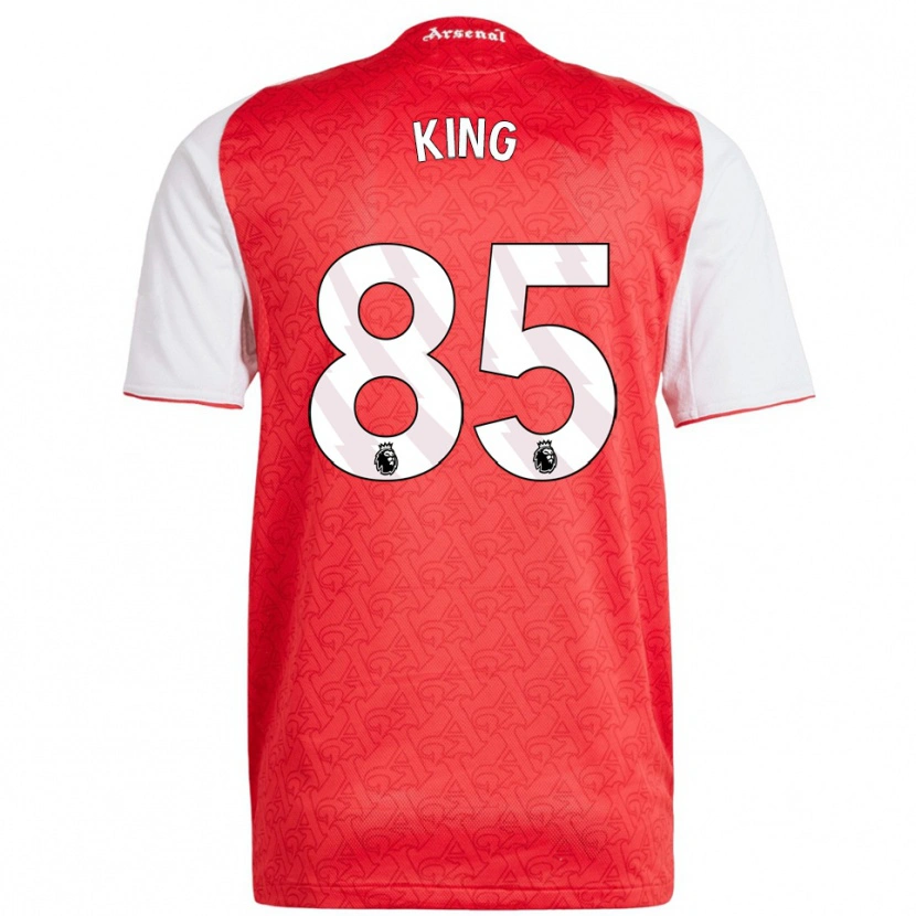 Danxen Men Josiah King #85 Red White Home Jersey 2025/26 T-Shirt