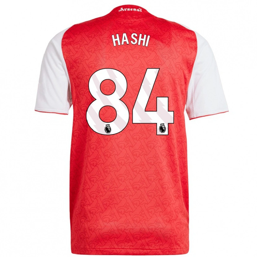 Danxen Men Maalik Hashi #84 Red White Home Jersey 2025/26 T-Shirt