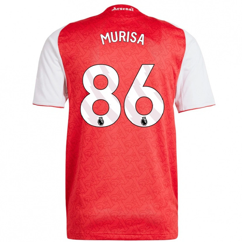 Danxen Men Teshaun Murisa #86 Red White Home Jersey 2025/26 T-Shirt