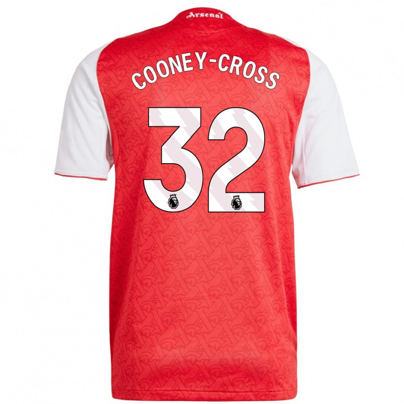 Danxen Men Kyra Cooney-Cross #32 Red White Home Jersey 2025/26 T-Shirt