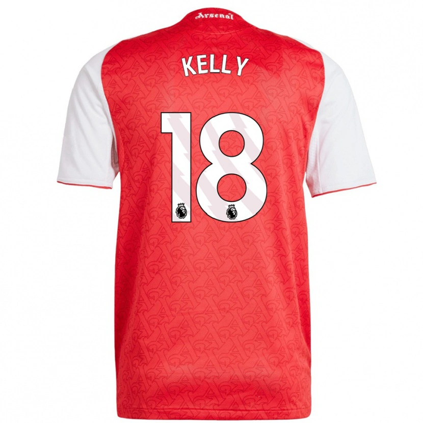 Danxen Men Chloe Kelly #18 Red White Home Jersey 2025/26 T-Shirt