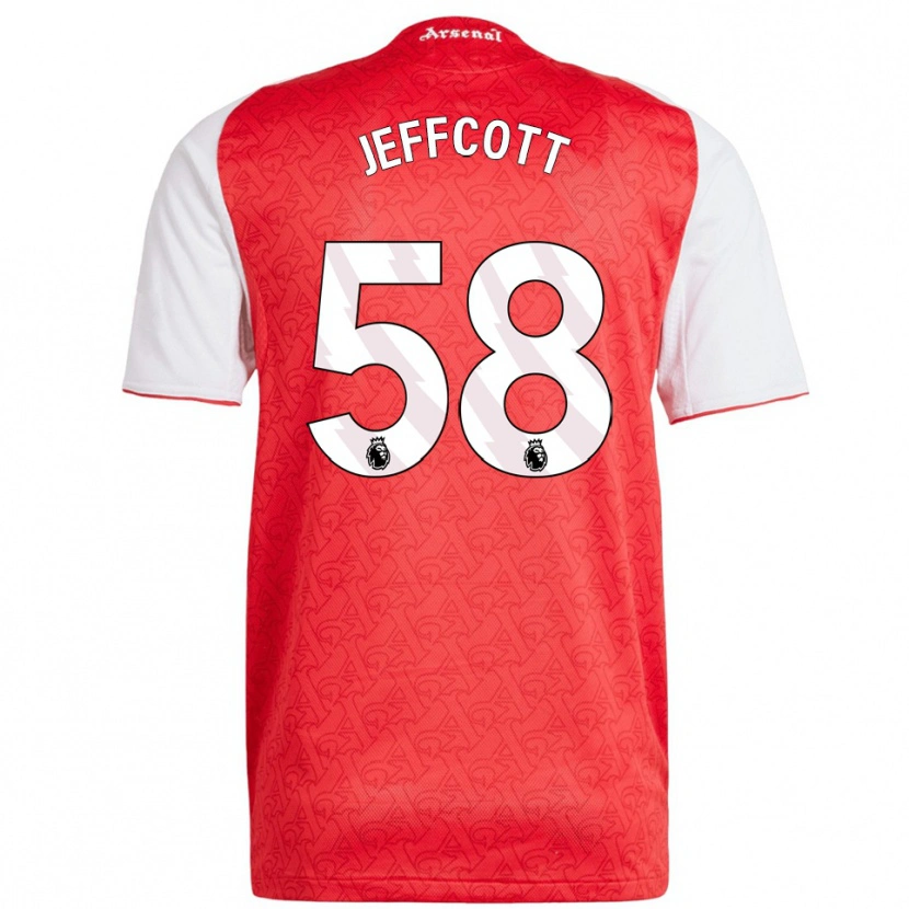 Danxen Men Henry Jeffcott #58 Red White Home Jersey 2025/26 T-Shirt