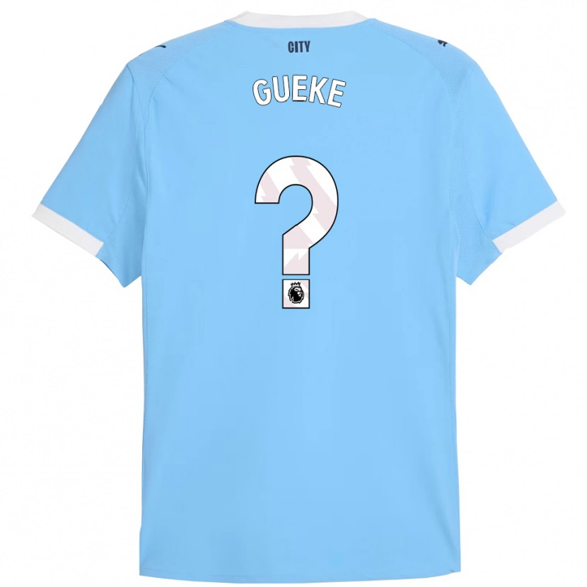 Danxen Men William Gueke #0 Sky Blue White Home Jersey 2025/26 T-Shirt