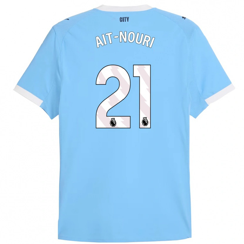 Danxen Men Rayan Aït-Nouri #21 Sky Blue White Home Jersey 2025/26 T-Shirt