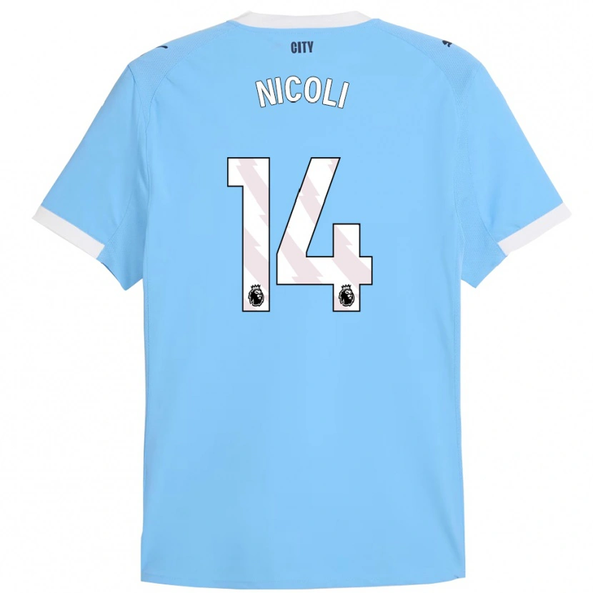 Danxen Men Kerolin Nicoli #14 Sky Blue White Home Jersey 2025/26 T-Shirt
