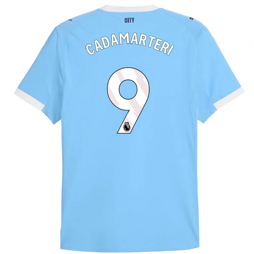 Danxen Men Caelan Cadamarteri #9 Sky Blue White Home Jersey 2025/26 T-Shirt