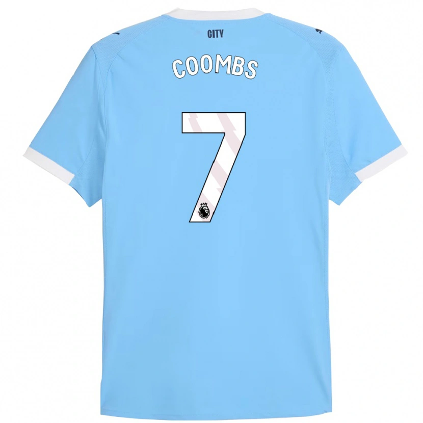 Danxen Men Laura Coombs #7 Sky Blue White Home Jersey 2025/26 T-Shirt