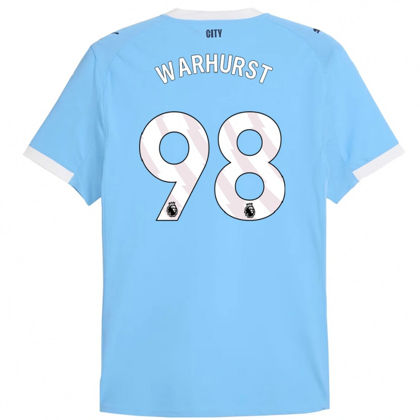 Danxen Men Matty Warhurst #98 Sky Blue White Home Jersey 2025/26 T-Shirt