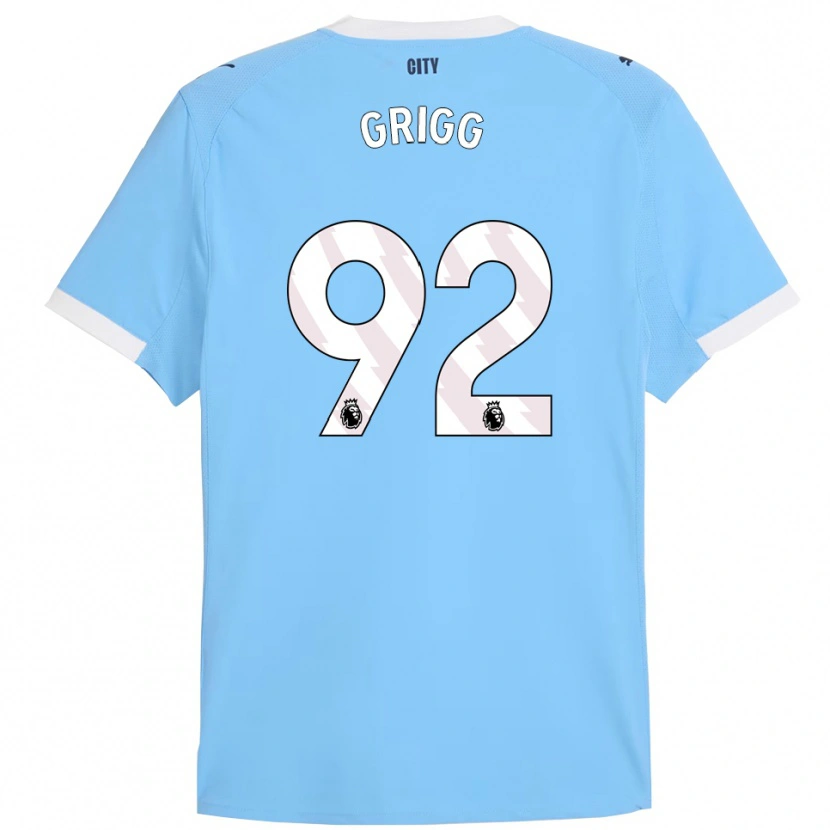 Danxen Men Finley Grigg #92 Sky Blue White Home Jersey 2025/26 T-Shirt