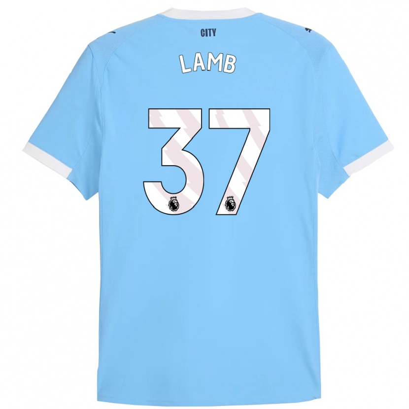 Danxen Men Teddie Lamb #37 Sky Blue White Home Jersey 2025/26 T-Shirt