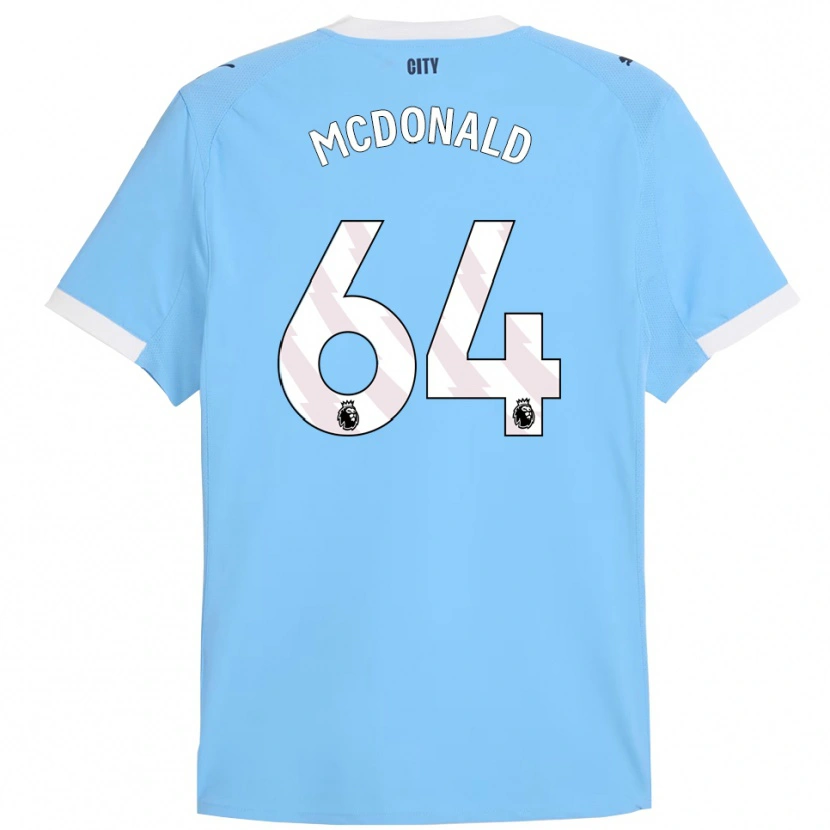 Danxen Men Rowan Mcdonald #64 Sky Blue White Home Jersey 2025/26 T-Shirt