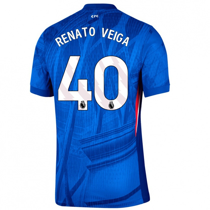 Danxen Men Renato Veiga #40 Blue White Home Jersey 2025/26 T-Shirt