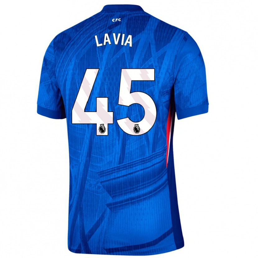 Danxen Men Roméo Lavia #45 Blue White Home Jersey 2025/26 T-Shirt