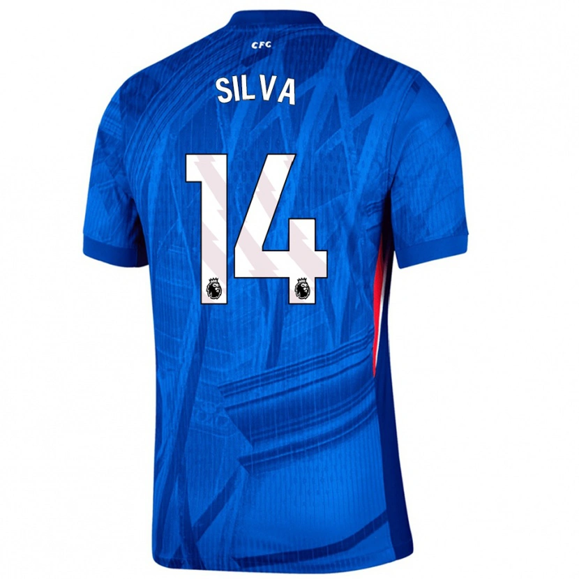 Danxen Men Isago Silva #14 Blue White Home Jersey 2025/26 T-Shirt