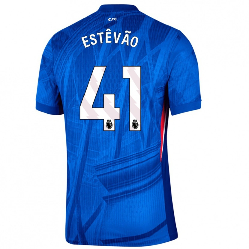 Danxen Men Estêvão #41 Blue White Home Jersey 2025/26 T-Shirt