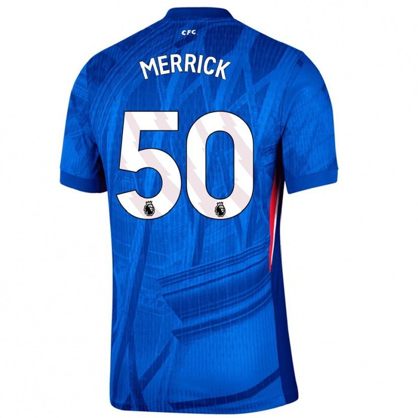 Danxen Men Max Merrick #50 Blue White Home Jersey 2025/26 T-Shirt