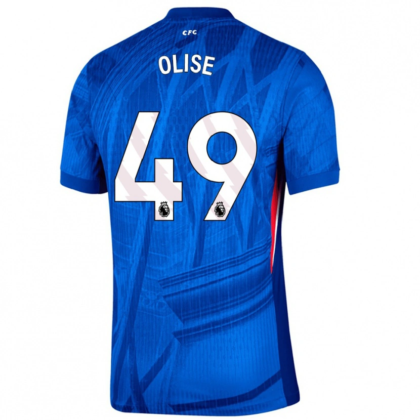 Danxen Men Richard Olise #49 Blue White Home Jersey 2025/26 T-Shirt