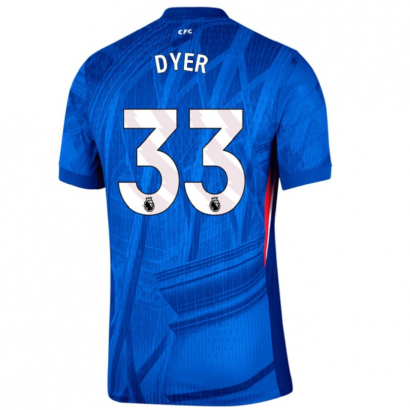Danxen Men Kiano Dyer #33 Blue White Home Jersey 2025/26 T-Shirt