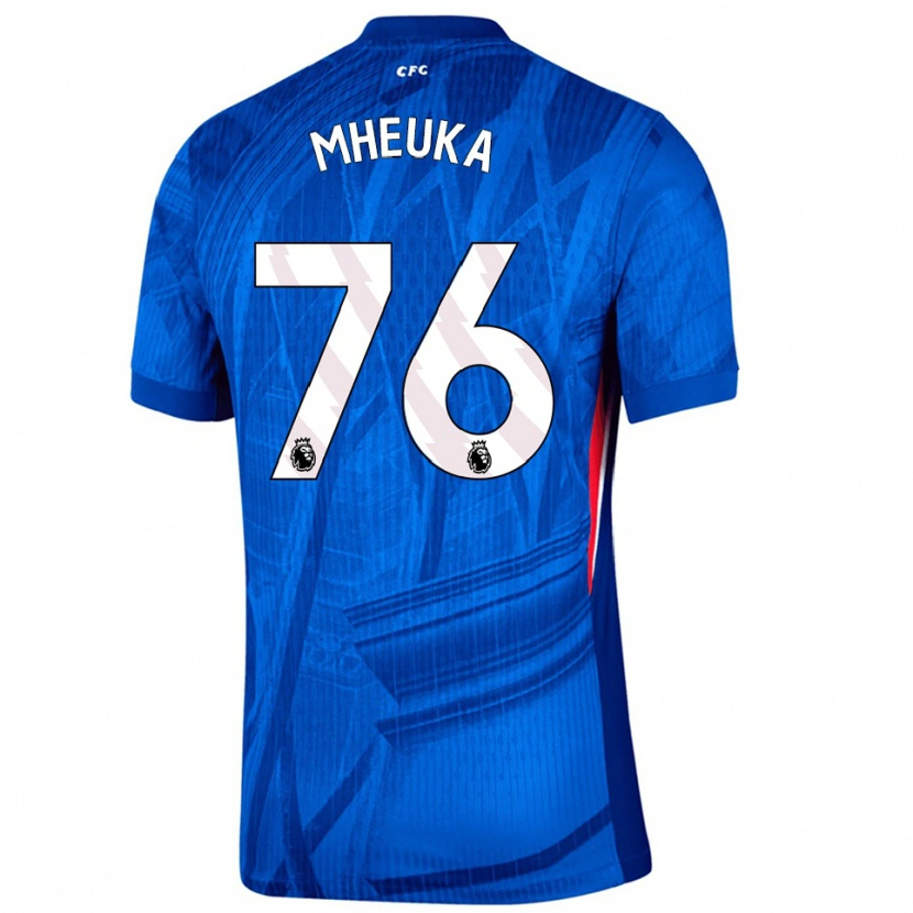 Danxen Men Shumaira Mheuka #76 Blue White Home Jersey 2025/26 T-Shirt