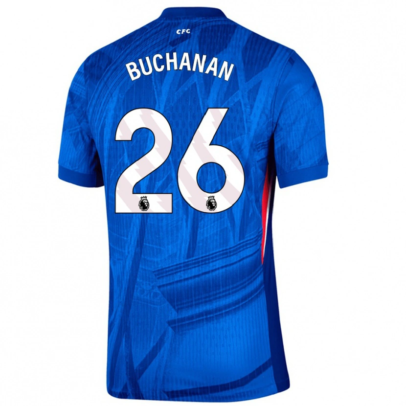 Danxen Men Kadeisha Buchanan #26 Blue White Home Jersey 2025/26 T-Shirt