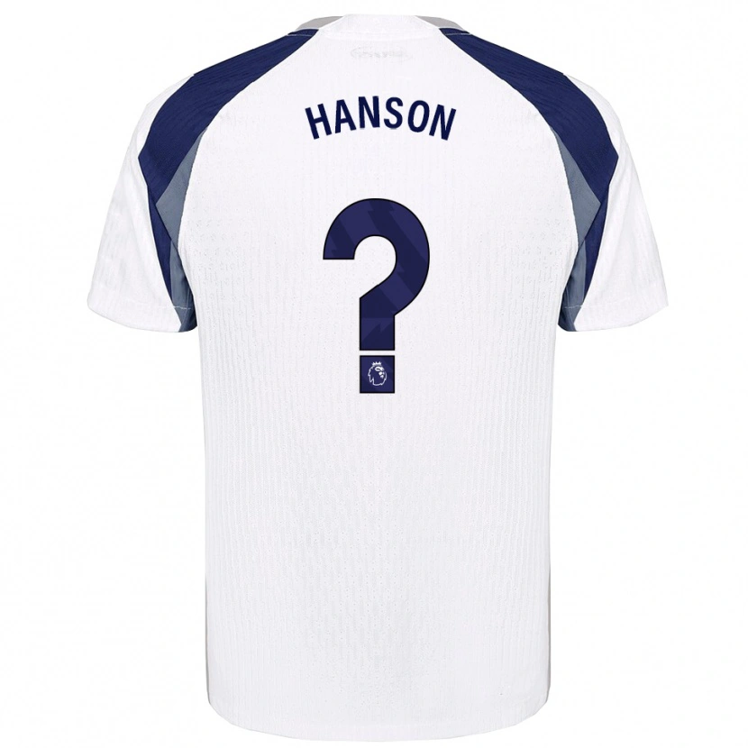 Danxen Men Cayon Hanson #0 White Navy Home Jersey 2025/26 T-Shirt