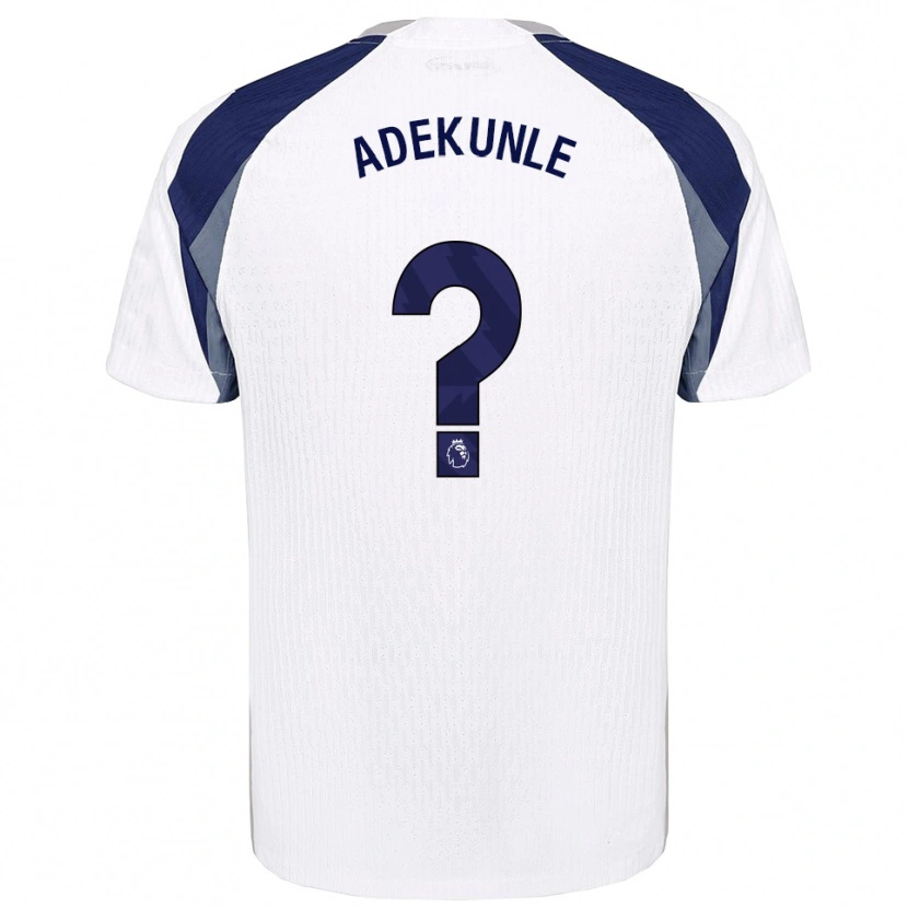 Danxen Men Timileyin Adekunle #0 White Navy Home Jersey 2025/26 T-Shirt