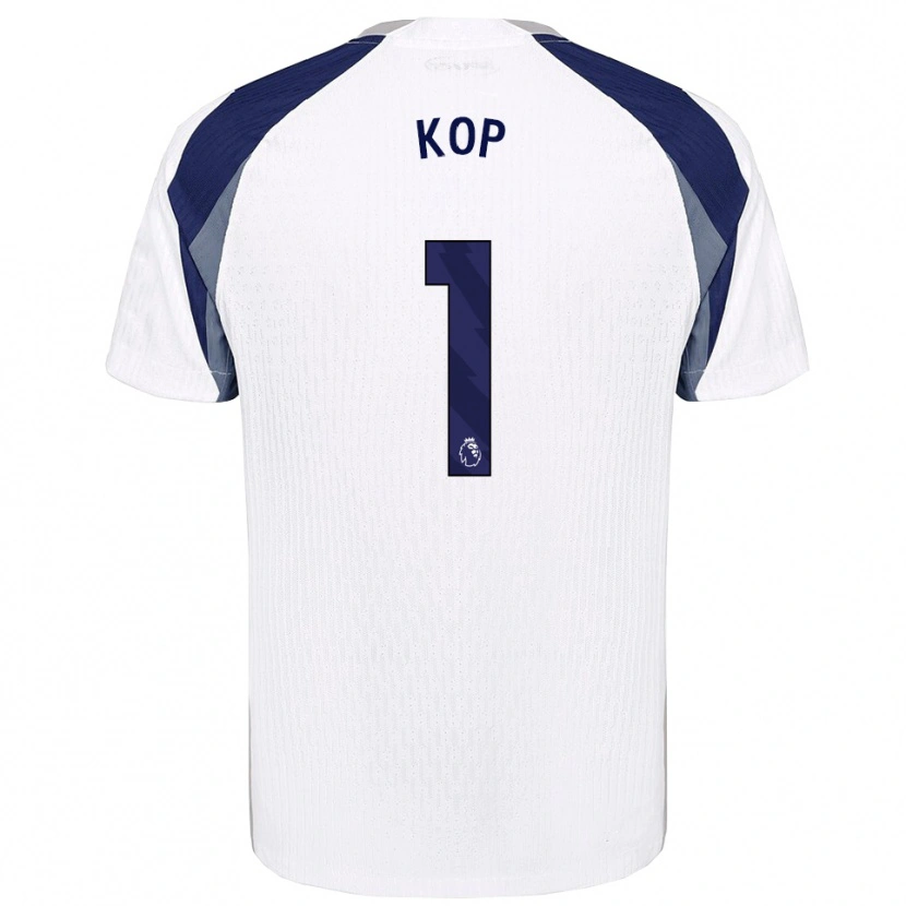 Danxen Men Lize Kop #1 White Navy Home Jersey 2025/26 T-Shirt