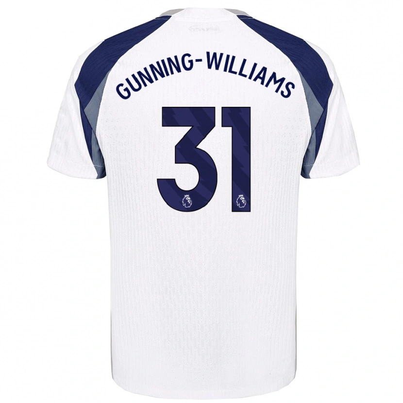 Danxen Men Lenna Gunning-Williams #31 White Navy Home Jersey 2025/26 T-Shirt