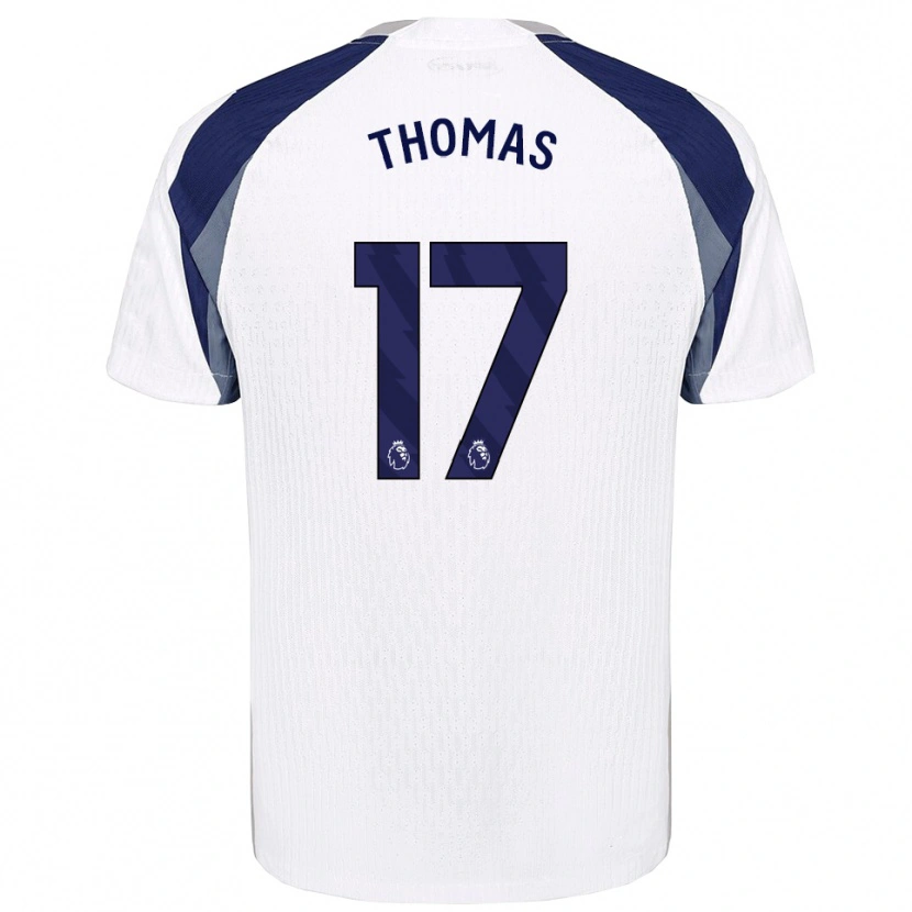 Danxen Men Martha Thomas #17 White Navy Home Jersey 2025/26 T-Shirt