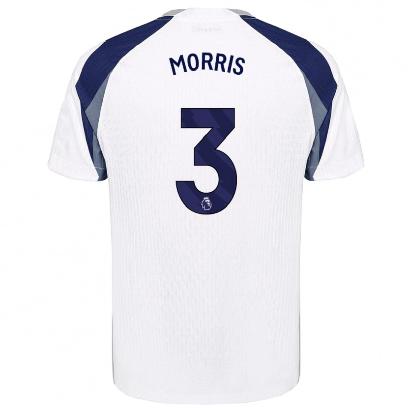Danxen Men Ella Morris #3 White Navy Home Jersey 2025/26 T-Shirt