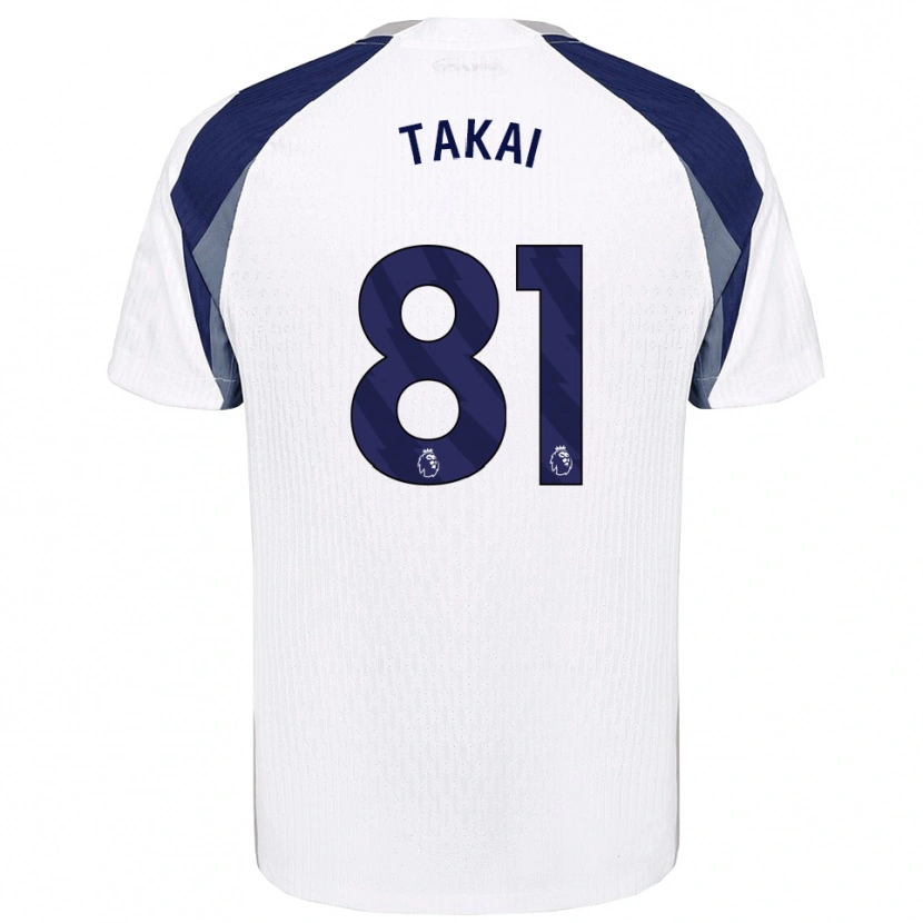Danxen Men Kota Takai #81 White Navy Home Jersey 2025/26 T-Shirt