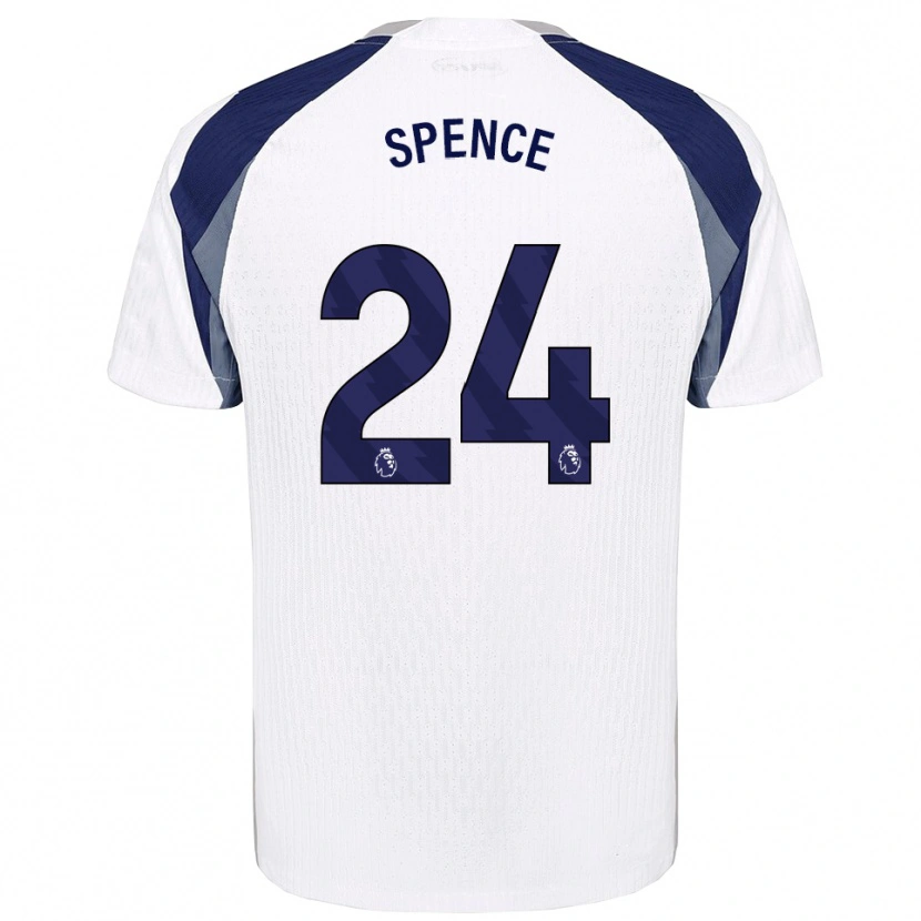 Danxen Men Djed Spence #24 White Navy Home Jersey 2025/26 T-Shirt